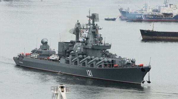 Tàu tuần dương tên lửa bảo vệ Moskva - Sputnik Việt Nam