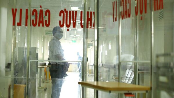 Khu cách ly cho công dân trở về từ Guinea Xích đạo tại bệnh viện Bệnh Nhiệt đới TƯ cơ sở 2 - Sputnik Việt Nam