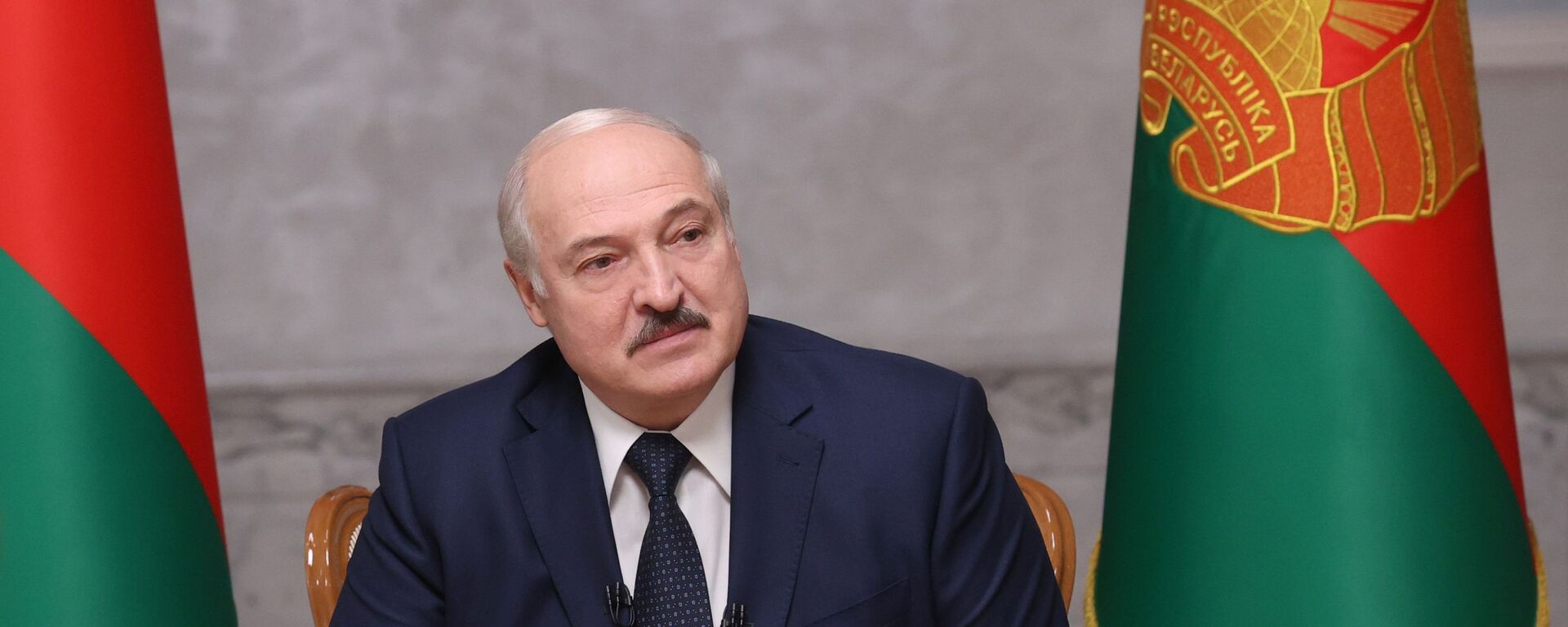 Tổng thống Belarus Alexander Lukashenko trả lời phỏng vấn các nhà báo Nga - Sputnik Việt Nam, 1920, 31.03.2023