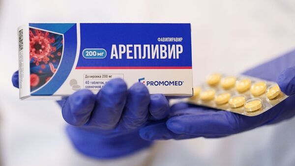 Thuốc Nga điều trị coronavirus Areplivir do công ty Promomed sản xuất - Sputnik Việt Nam