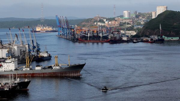 Tàu Hải quân Việt Nam tới Vladivostok
