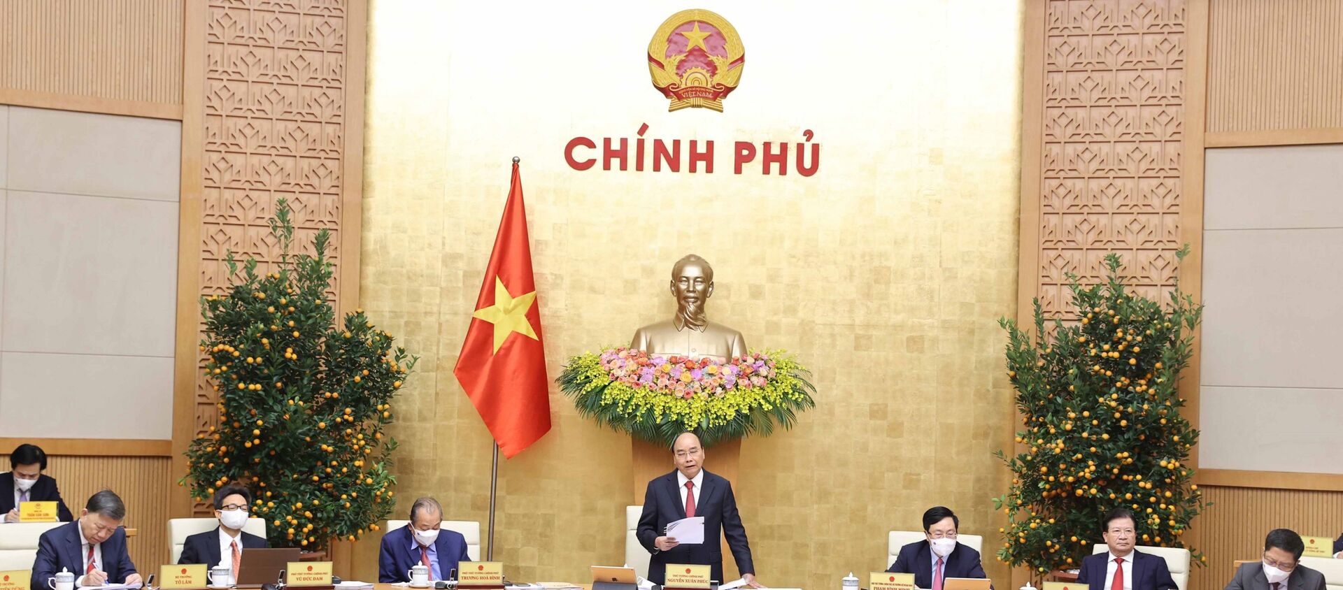 Thủ tướng Nguyễn Xuân Phúc chủ trì phiên họp Chính phủ thường kỳ tháng 2/2021 - Sputnik Việt Nam, 1920, 02.03.2021