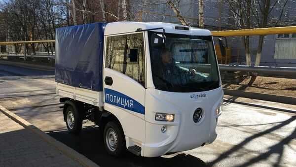 Xe điện «Muravei» dành cho cảnh sát - Sputnik Việt Nam