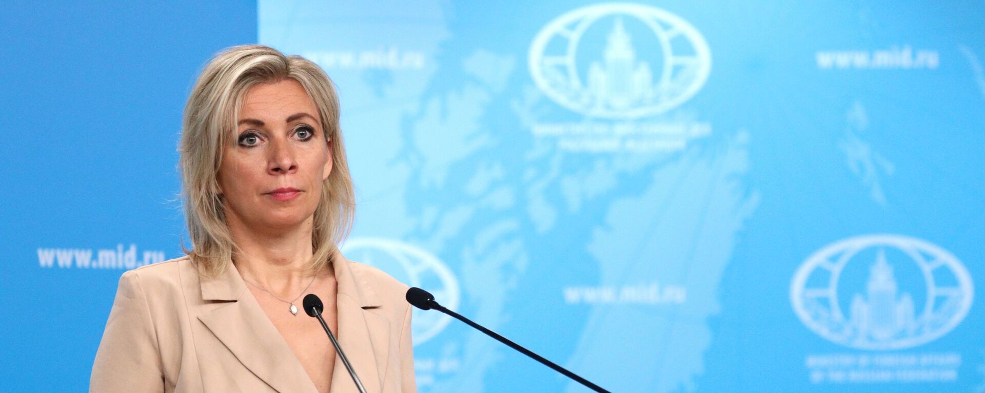 Phát ngôn viên Bộ Ngoại giao Nga Maria Zakharova. - Sputnik Việt Nam, 1920, 27.06.2022