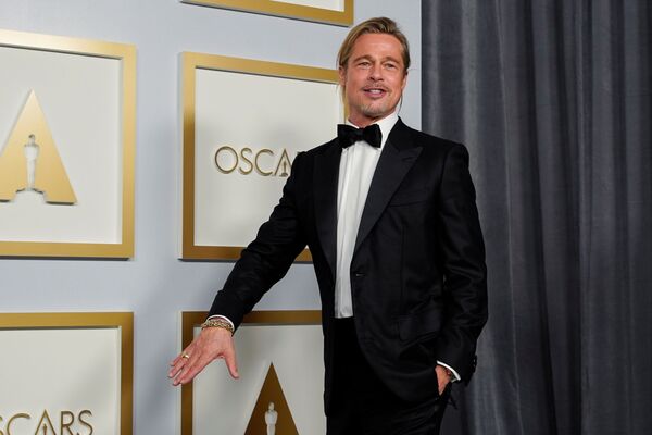 Brad Pitt tại Lễ trao giải Oscar lần thứ 93 ở Los Angeles - Sputnik Việt Nam