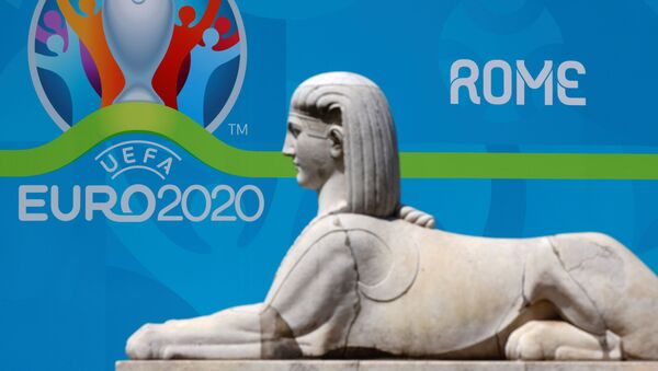 Logo UEFA EURO 2020 tại Rome - Sputnik Việt Nam