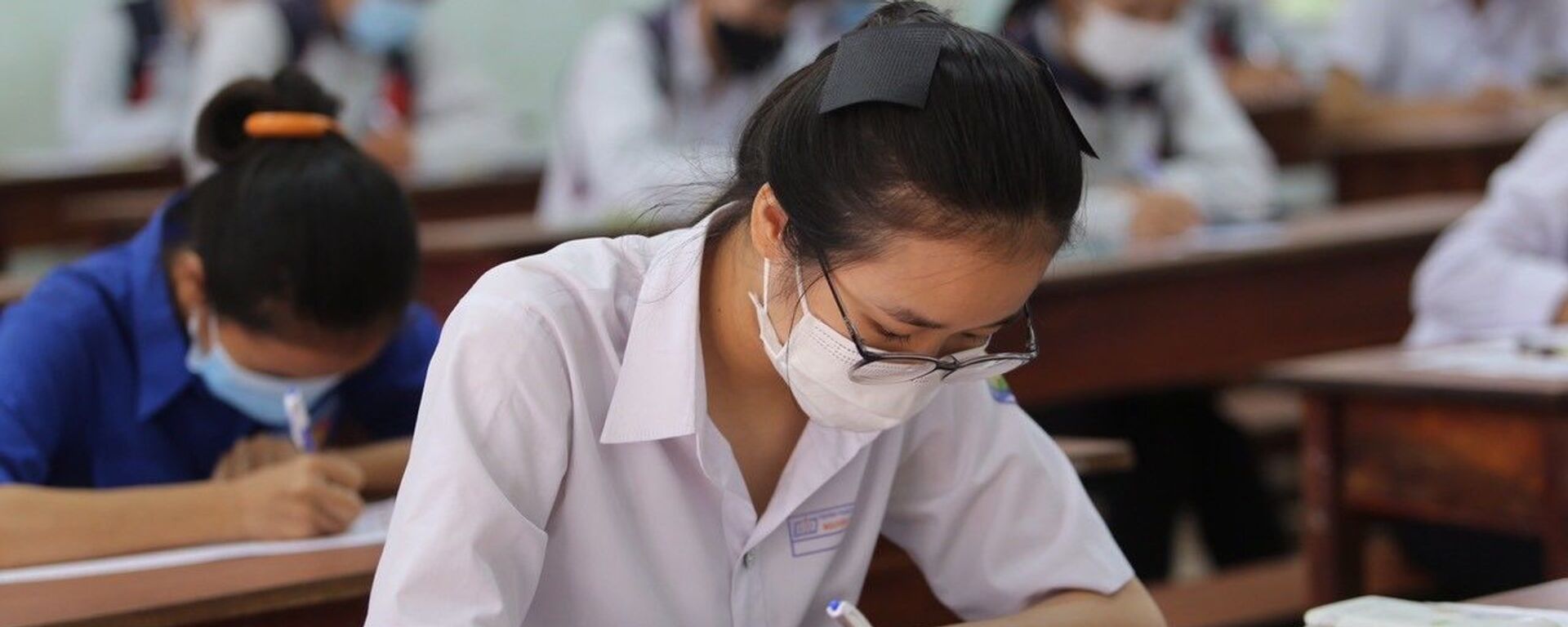 Kỳ thi Tốt nghiệp THPT năm 2021 tại Gia Lai kết thúc an toàn, nghiêm túc, đúng quy chế. - Sputnik Việt Nam, 1920, 14.07.2021