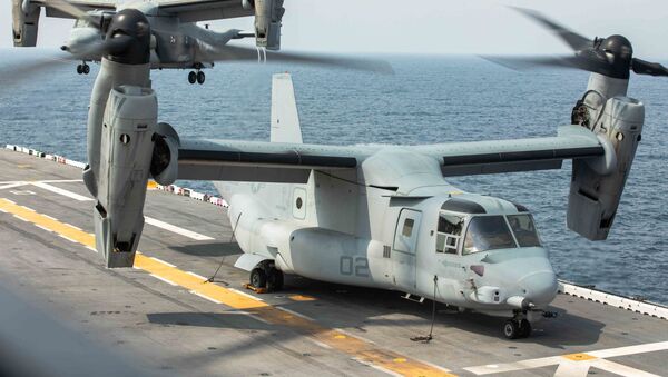 Máy bay quân sự cánh quạt nghiêng MV-22 - Sputnik Việt Nam