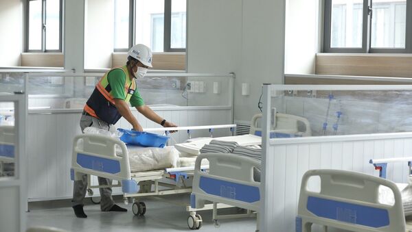Bệnh viện dã chiến có quy mô 500 giường bệnh, điều trị cho bệnh nhân COVID-19 - Sputnik Việt Nam