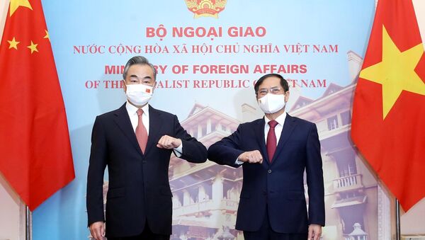  Bộ trưởng Ngoại giao Bùi Thanh Sơn hội đàm với Bộ trưởng Ngoại giao Trung Quốc Vương Nghị - Sputnik Việt Nam