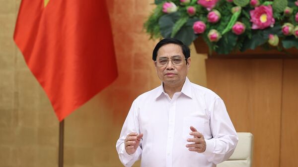 Thủ tướng Phạm Minh Chính chủ trì Phiên họp Chính phủ thường kỳ tháng 9. - Sputnik Việt Nam