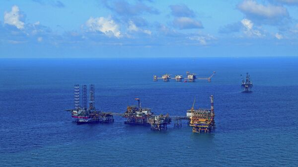 Khu khai thác dầu tại mỏ Bạch Hổ (thuộc Petrovietnam), Tập đoàn Dầu khí Việt Nam giữ vị trí thứ 4 trong Top Doanh nghiệp lợi nhuận tốt nhất Việt Nam năm 2021
 - Sputnik Việt Nam