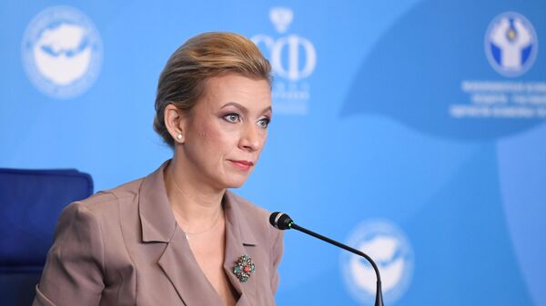 Đại diện chính thức Bộ Ngoại giao Liên bang Nga Maria Zakharova - Sputnik Việt Nam