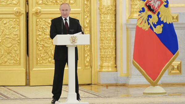 Tổng thống Nga V. Putin nhận giấy ủy nhiệm từ các đại sứ nước ngoài mới đến - Sputnik Việt Nam