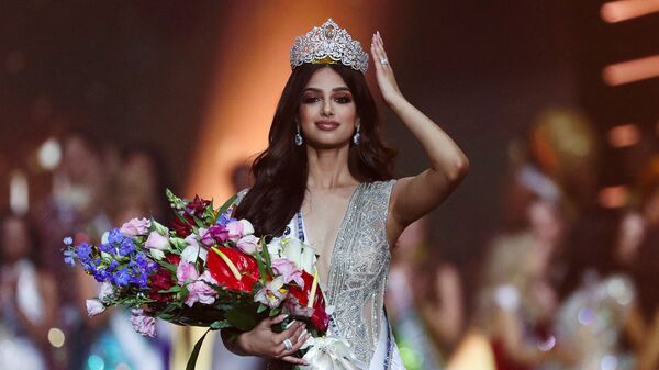 Người đẹp Ấn Độ Harnaaz Sandhu đăng quang Hoa hậu Hoàn vũ 2021 - Sputnik Việt Nam
