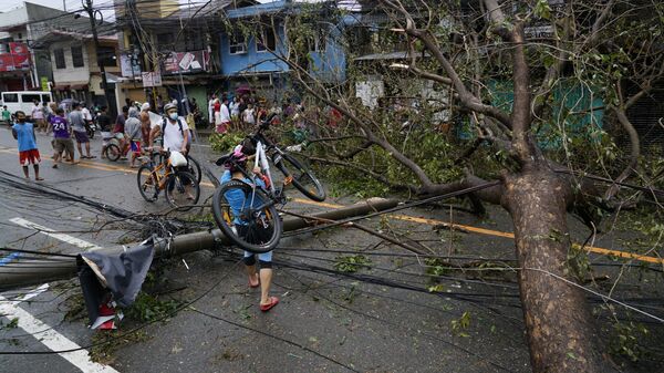 Hậu quả bão Rai ở Philippines - Sputnik Việt Nam