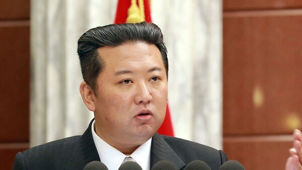 Nhà lãnh đạo Triều Tiên Kim Jong-un tham dự phiên họp toàn thể - Sputnik Việt Nam