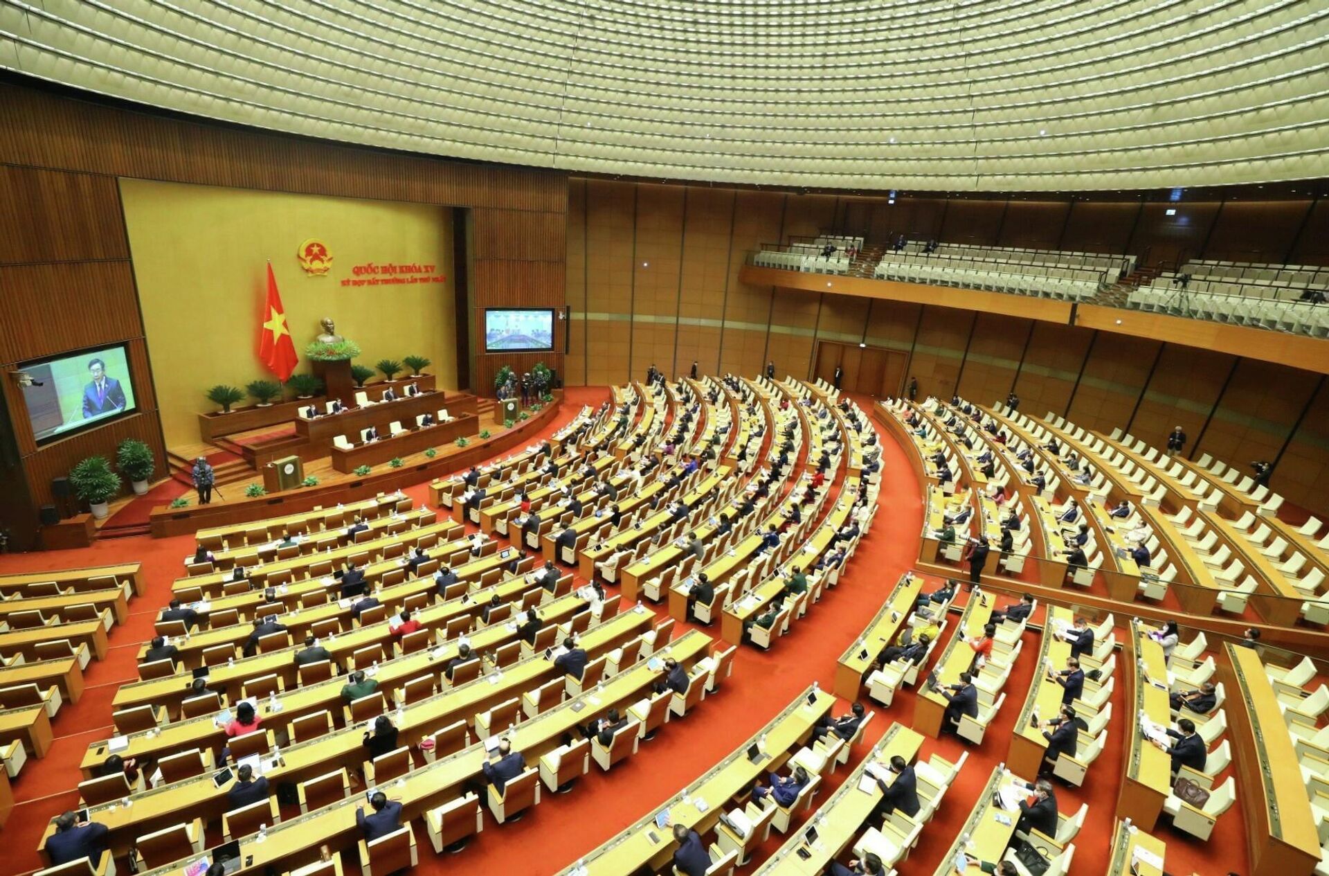 Khai mạc trọng thể kỳ họp bất thường lần thứ nhất, Quốc hội khóa XV - Sputnik Việt Nam, 1920, 06.01.2022
