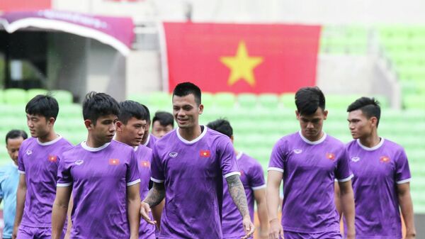 Đội tuyển Việt Nam tập luyện - Sputnik Việt Nam