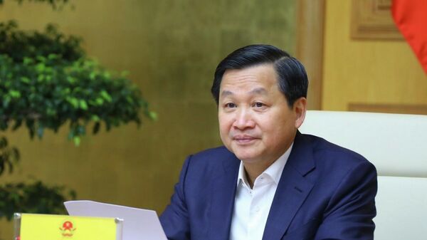 Phó Thủ tướng Lê Minh Khái phát biểu chỉ đạo - Sputnik Việt Nam