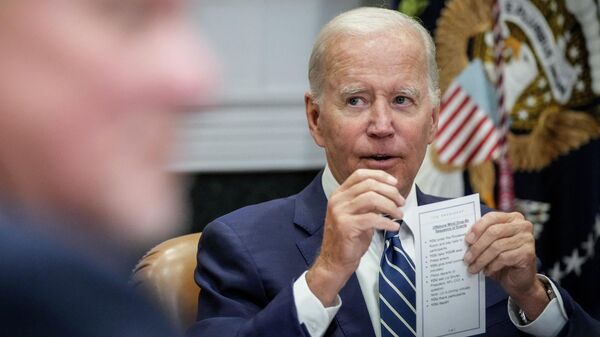 Tổng thống Mỹ Joe Biden phát biểu tại Nhà Trắng - Sputnik Việt Nam