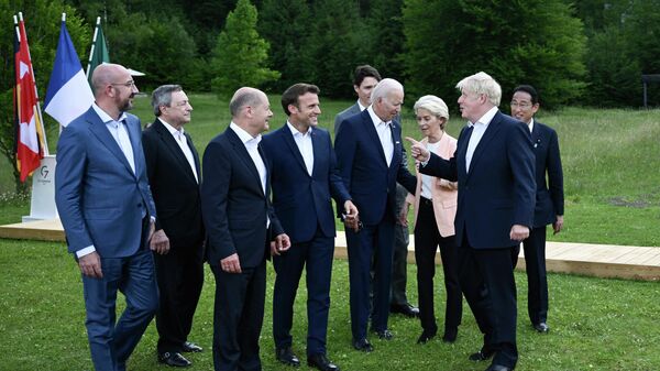 Các nhà lãnh đạo G7 tại hội nghị thượng đỉnh G7 ở Đức - Sputnik Việt Nam
