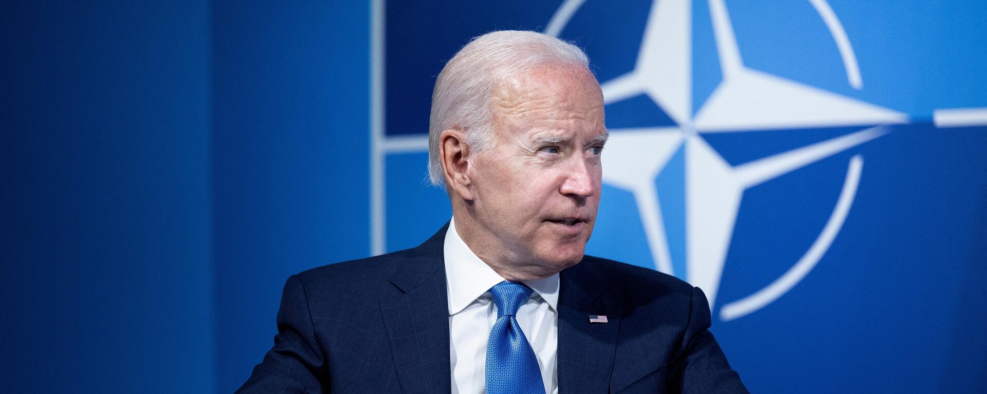 Tổng thống Mỹ Joe Biden tại hội nghị thượng đỉnh NATO ở Madrid - Sputnik Việt Nam, 1920, 30.06.2022