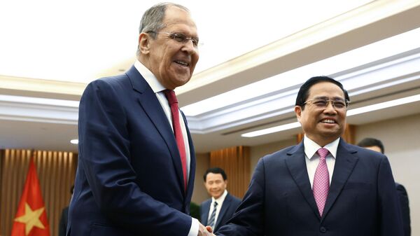 Thủ tướng Phạm Minh Chính tiếp Bộ trưởng Ngoại giao Nga Sergey Lavrov - Sputnik Việt Nam
