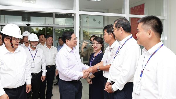 Thủ tướng Phạm Minh Chính thăm Nhà máy Nhiệt điện Ô Môn 1 - Sputnik Việt Nam
