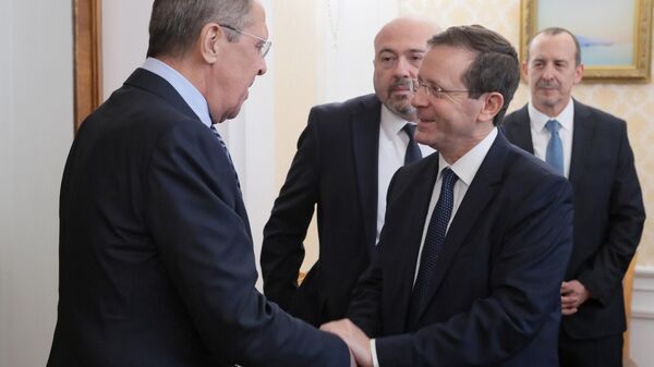 Cuộc gặp của Ngoại trưởng Nga Sergey Lavrov với Chủ tịch Cơ quan Do Thái Sokhnut I. Herzog - Sputnik Việt Nam