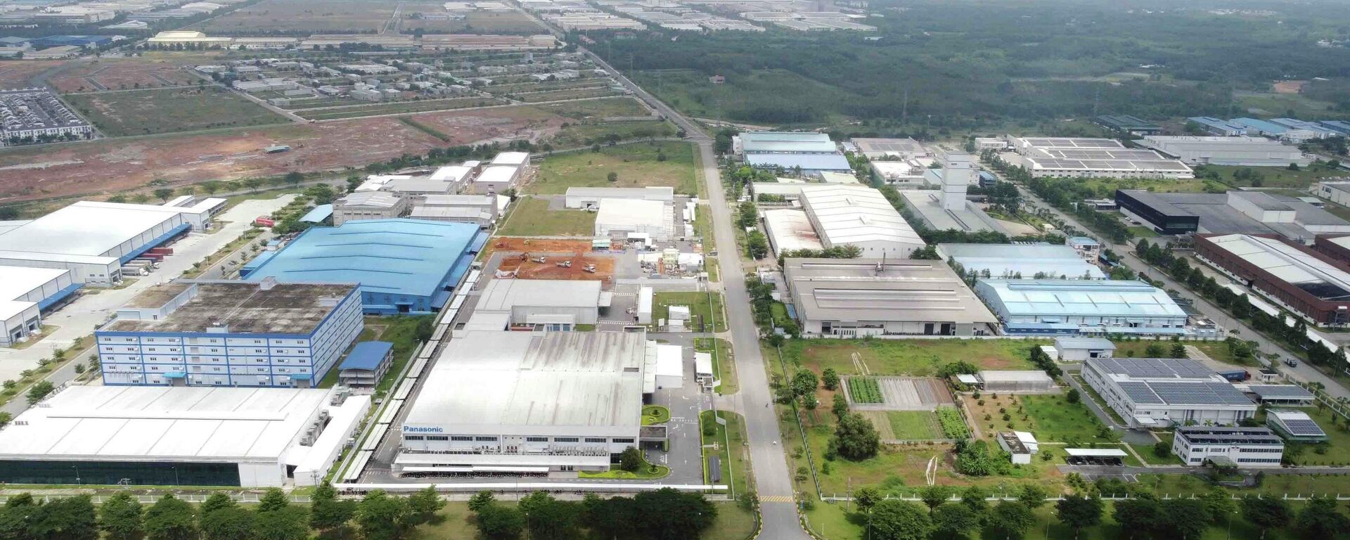 Một góc Khu công nghiệp Việt Nam - Singapore (VSIP) mở rộng ở thị xã Tân Uyên, tỉnh Bình Dương. - Sputnik Việt Nam, 1920, 25.08.2022