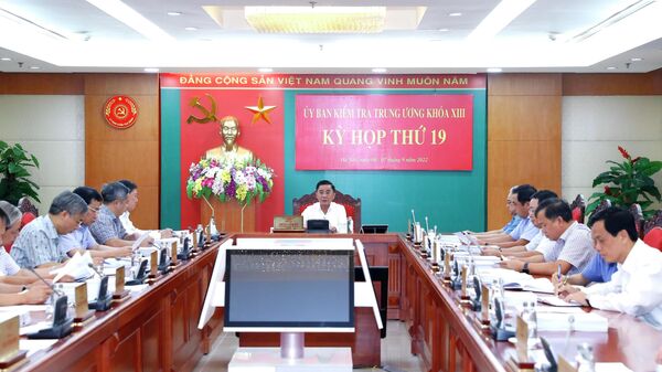  Kỳ họp thứ 19 của Ủy ban Kiểm tra Trung ương - Sputnik Việt Nam