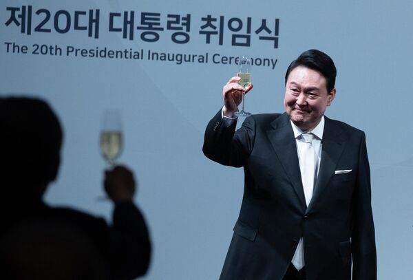 Tổng thống Hàn Quốc Yoon Suk Yeol sau khi đắc cử tại Seoul. - Sputnik Việt Nam