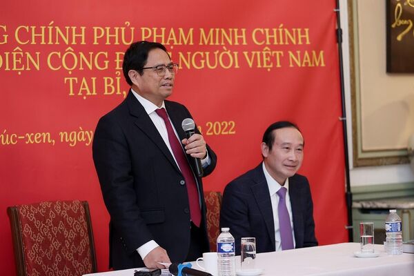 Thủ tướng Phạm Minh Chính gặp cộng đồng người Việt Nam tại Vương quốc Bỉ - Sputnik Việt Nam