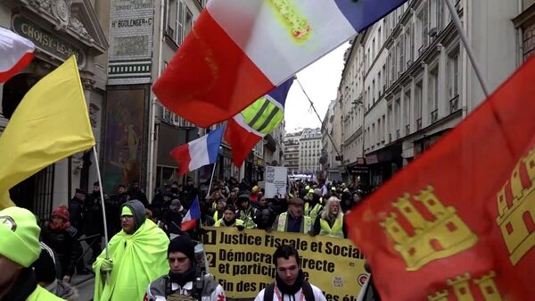 Người Pháp biểu tình phản đối chính sách của chính phủ - Sputnik Việt Nam