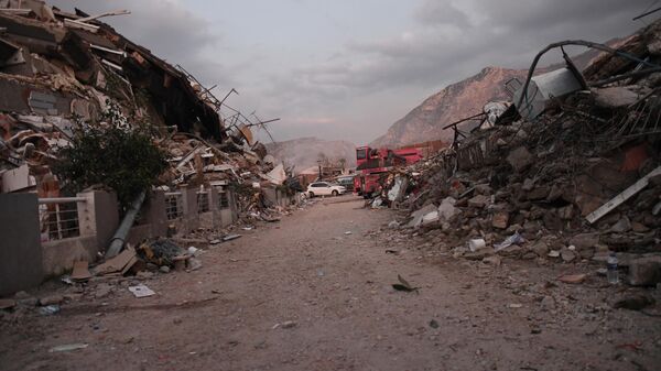 Hậu quả của trận động đất ở thành phố Antakya tỉnh Hatay của Thổ Nhĩ Kỳ - Sputnik Việt Nam