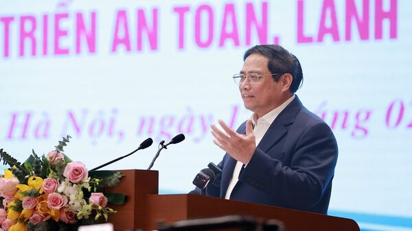Thủ tướng Phạm Minh Chính chủ trì hội nghị thúc đẩy thị trường bất động sản - Sputnik Việt Nam
