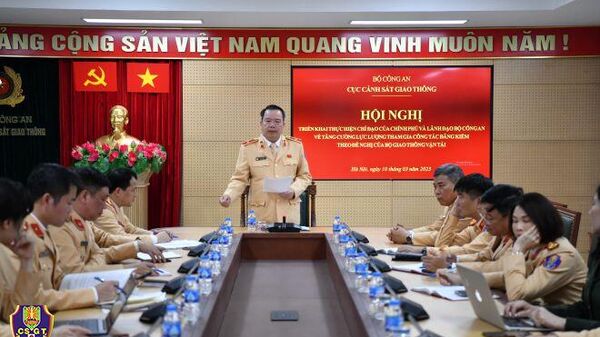 Cục trưởng Cục CSGT Việt Nam Thiếu tướng Nguyễn Văn Trung - Sputnik Việt Nam