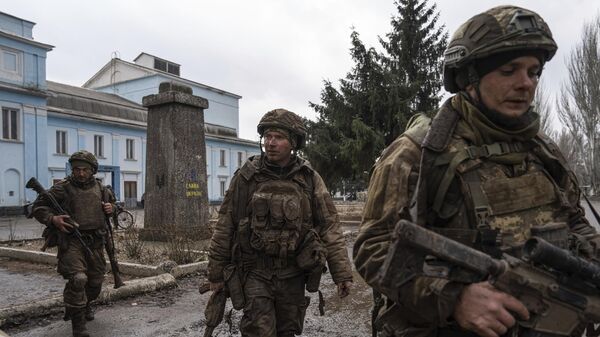 Quân nhân Ukraina tại thị trấn Chasov Yar gần Artemovsk - Sputnik Việt Nam