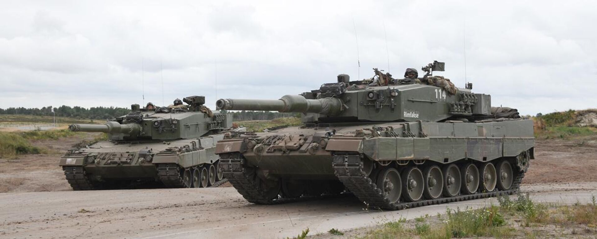 Xe tăng Đức Leopard 2 A4M được cung cấp cho Ukraina - Sputnik Việt Nam, 1920, 02.10.2023