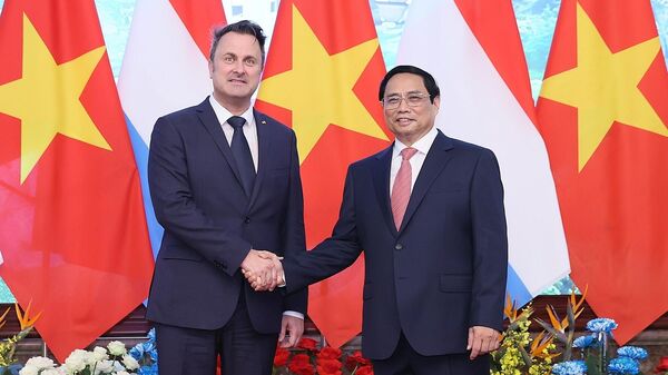 Thủ tướng Phạm Minh Chính hội đàm với Thủ tướng Đại Công quốc Luxembourg Xavier Bettel - Sputnik Việt Nam