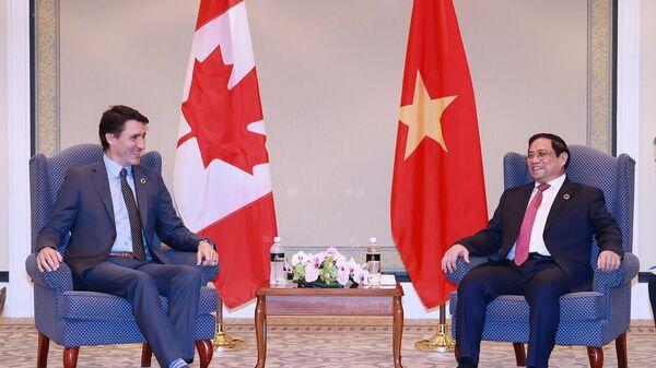 Thủ tướng Phạm Minh Chính gặp Thủ tướng Canada  - Sputnik Việt Nam