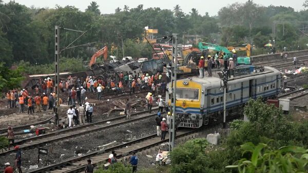 Vụ tai nạn tàu hỏa thảm khốc ở Odisha, Ấn Độ - Sputnik Việt Nam