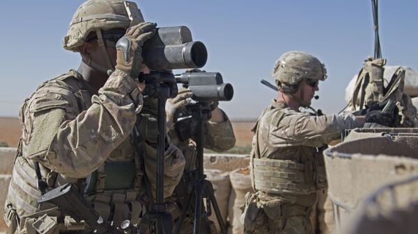 Quân nhân Hoa Kỳ tại thành phố Manbij, Syria - Sputnik Việt Nam