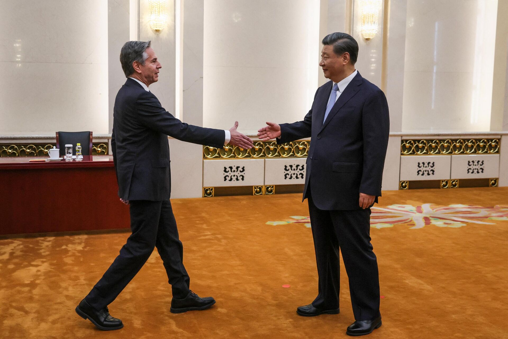 Cuộc gặp giữa Ngoại trưởng Hoa Kỳ Antony Blinken và Chủ tịch Trung Quốc Tập Cận Bình tại Bắc Kinh - Sputnik Việt Nam, 1920, 19.06.2023