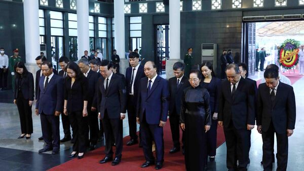 Lễ tang nguyên Phó Thủ tướng Chính phủ Vũ Khoan - Sputnik Việt Nam