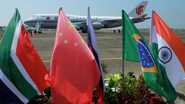 Quốc kỳ các nước tham gia Hội nghị các nhà lãnh đạo BRICS - Sputnik Việt Nam