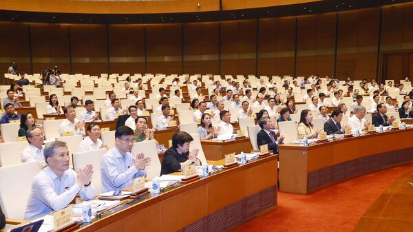 Hội nghị toàn lần thứ nhất triển khai luật, nghị quyết của Quốc hội khoá XV - Sputnik Việt Nam