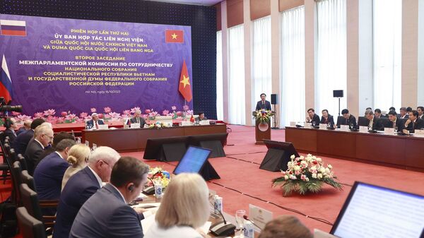 Hai CTQH chủ trì Phiên họp lần thứ hai của Uỷ ban hợp tác liên nghị viện giữa Quốc hội Việt Nam và Duma Quốc gia Quốc hội Liên bang Nga - Sputnik Việt Nam