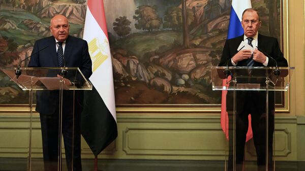 Cuộc gặp của Ngoại trưởng Nga Lavrov và  Ngoại trưởng Ai Cập Shoukry - Sputnik Việt Nam
